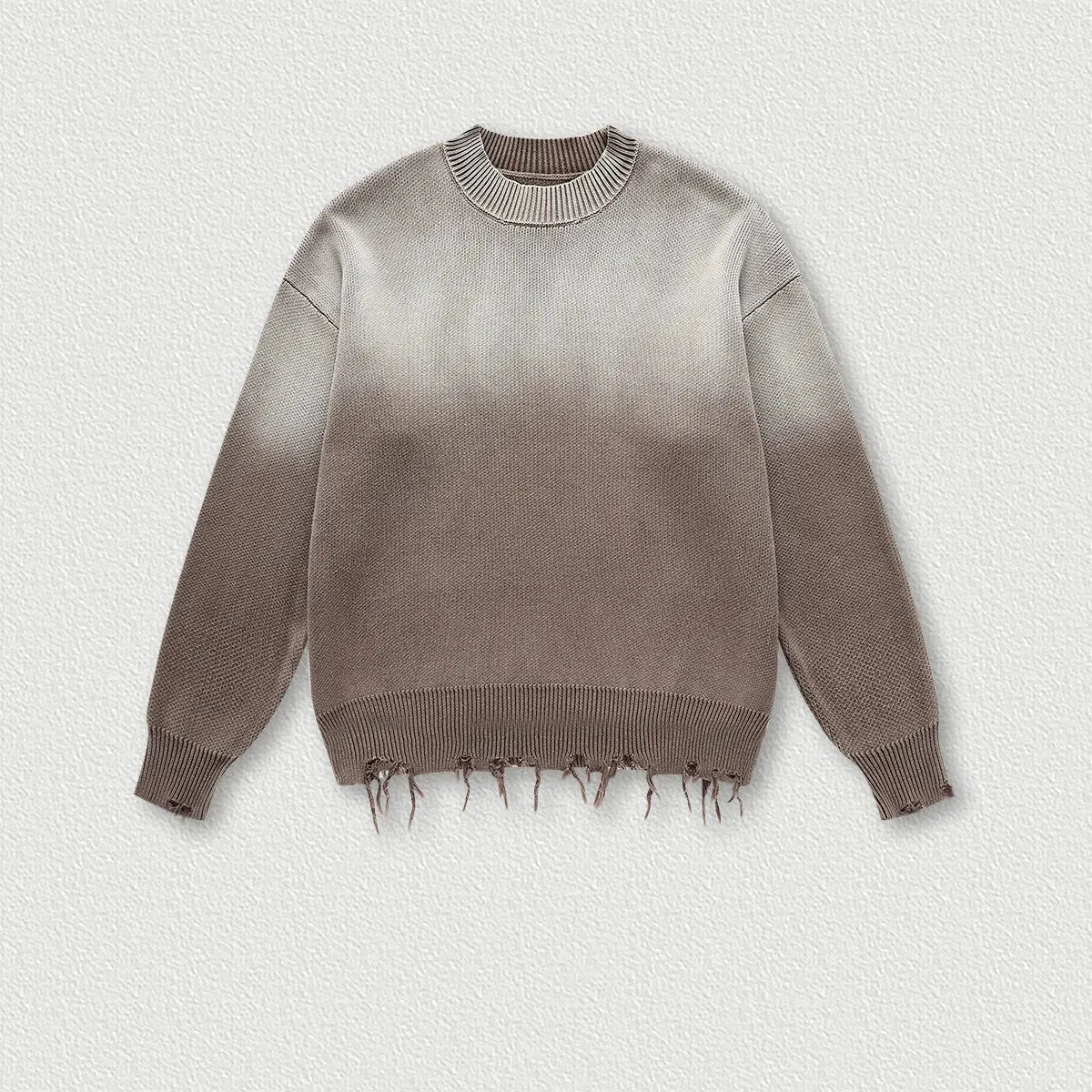 Men's Retro Fashion Brand Washed Round Neck Top - Bellarte Enchanté Men's Retro Fashion Brand Washed Round Neck Top